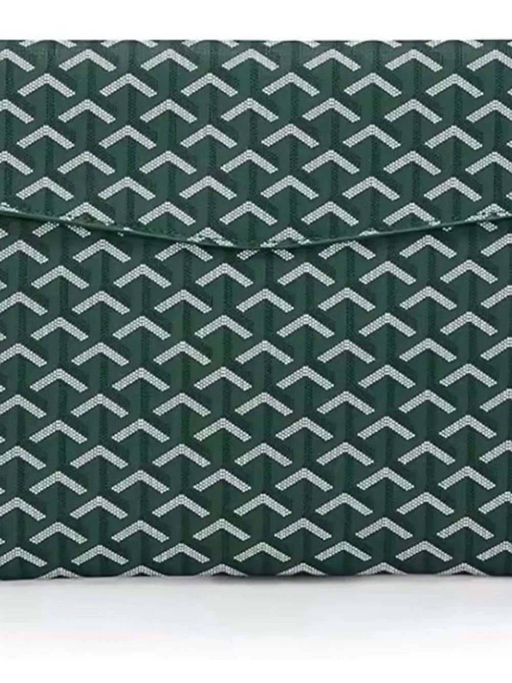 Faux Green Geometric 13.3